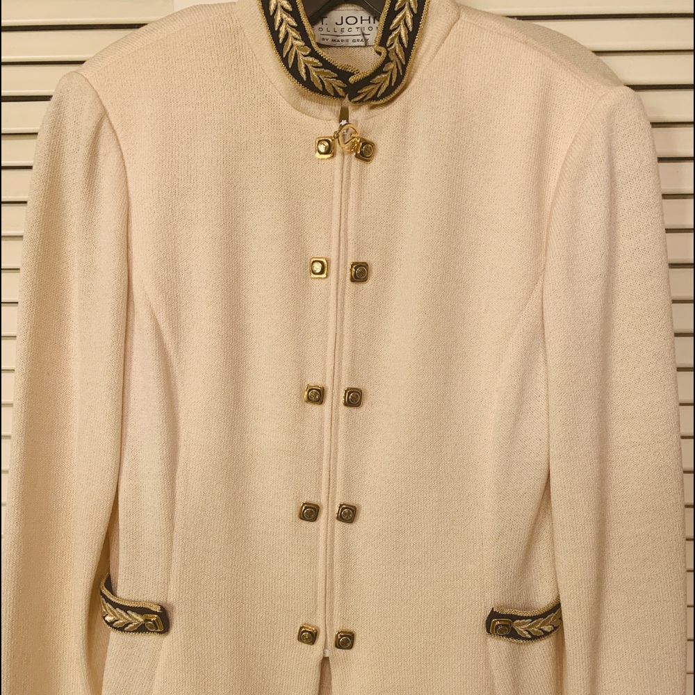 ST John ivory blazer